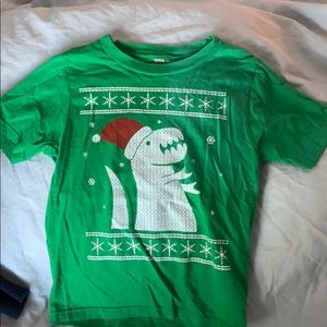 Dinosaur Christmas t size 5